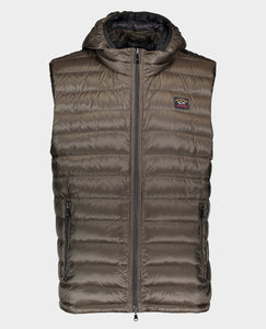 Ultralight down vest with detachable hood