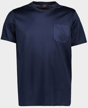 Load image into Gallery viewer, Organic cotton T-shirt with tone-on-tone embroidered logo on pocket
