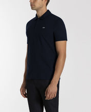 Load image into Gallery viewer, Organic piqué cotton polo shirt with shark badge
