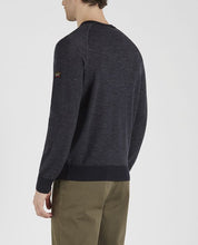 Load image into Gallery viewer, Wool and Tencel Crewneck With Iconic Badge
