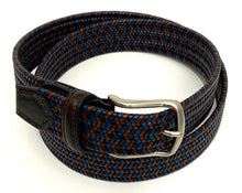 Load image into Gallery viewer, Elastic leather multicolour belt
