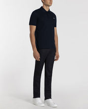 Load image into Gallery viewer, Organic piqué cotton polo shirt with shark badge

