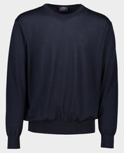 Load image into Gallery viewer, Extra fine winter-summer Merino wool roundneck sweater
